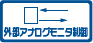 外部アナログモニタ制御