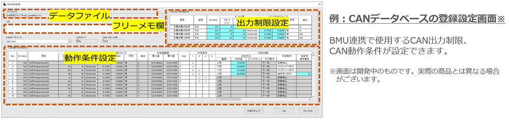 BMU連携機能